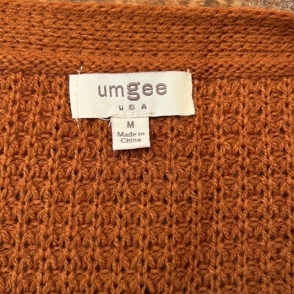 Umgee Knit Open Front Stripe Colorblock Sweater C… - image 6